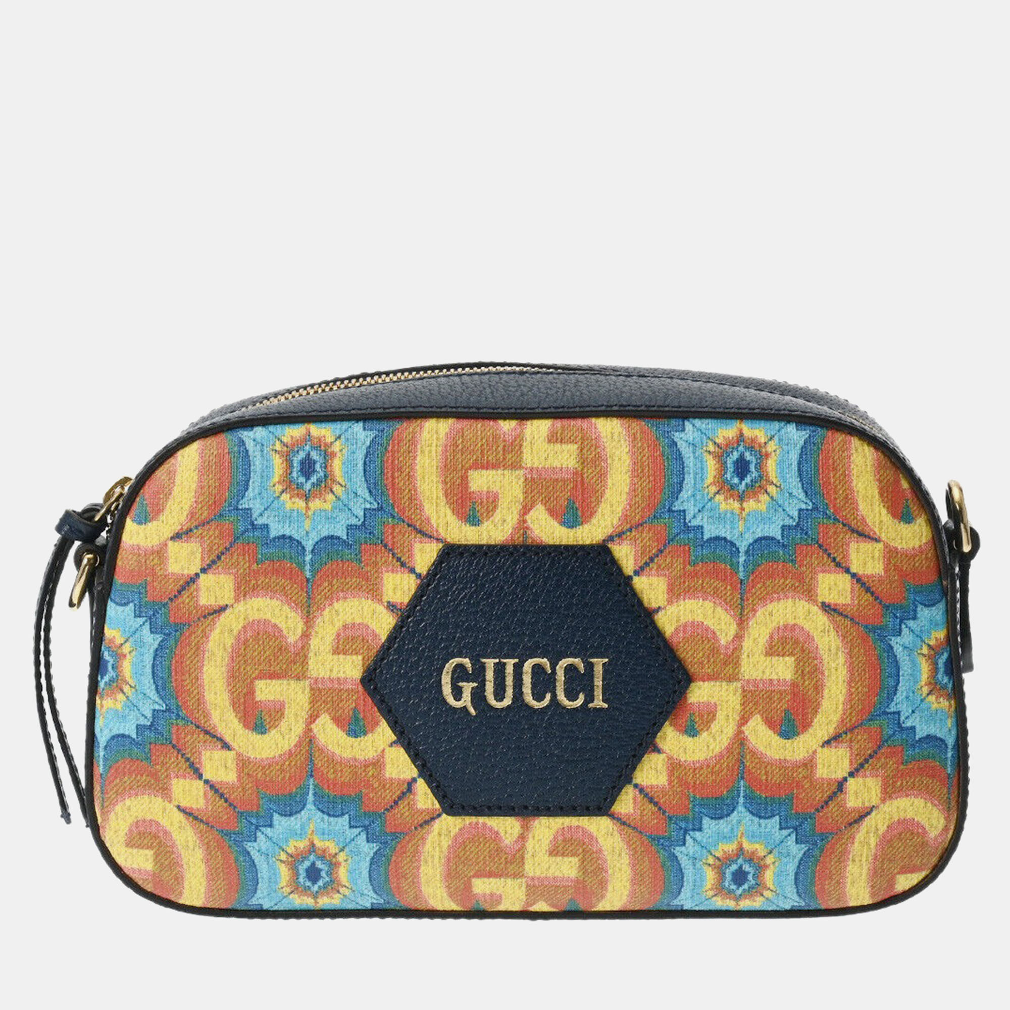 

Gucci Blue GG Kaleidoscope Neo Vintage Messenger Bag