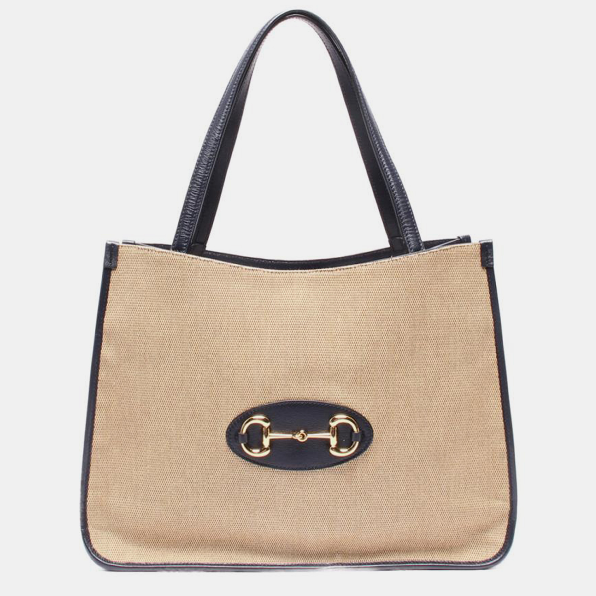 

Gucci Beige Canvas  Horsebit 1955 Shoulder Bag