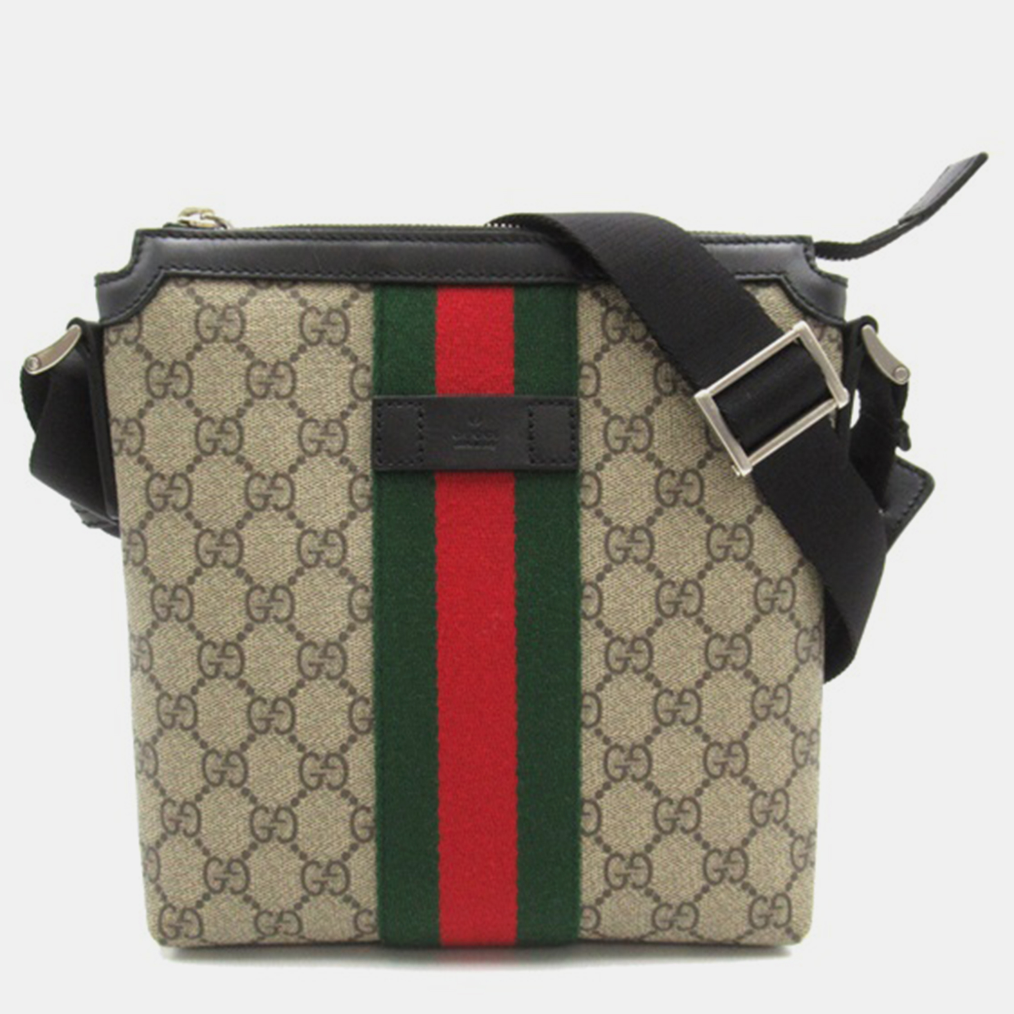 

Gucci Beige Canvas GG Supreme Messenger Bag