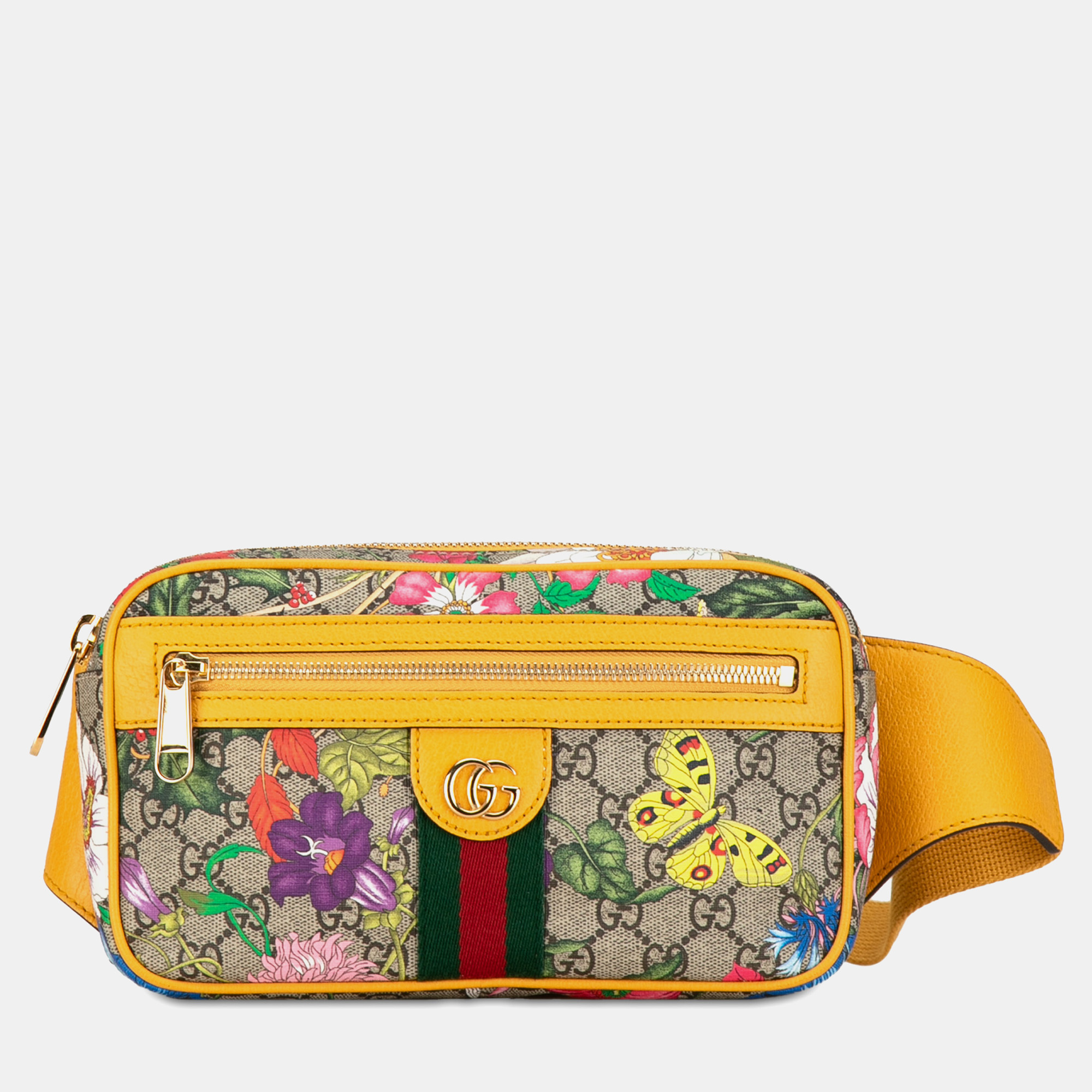 

Gucci GG Supreme Flora Ophidia Belt Bag, Multicolor