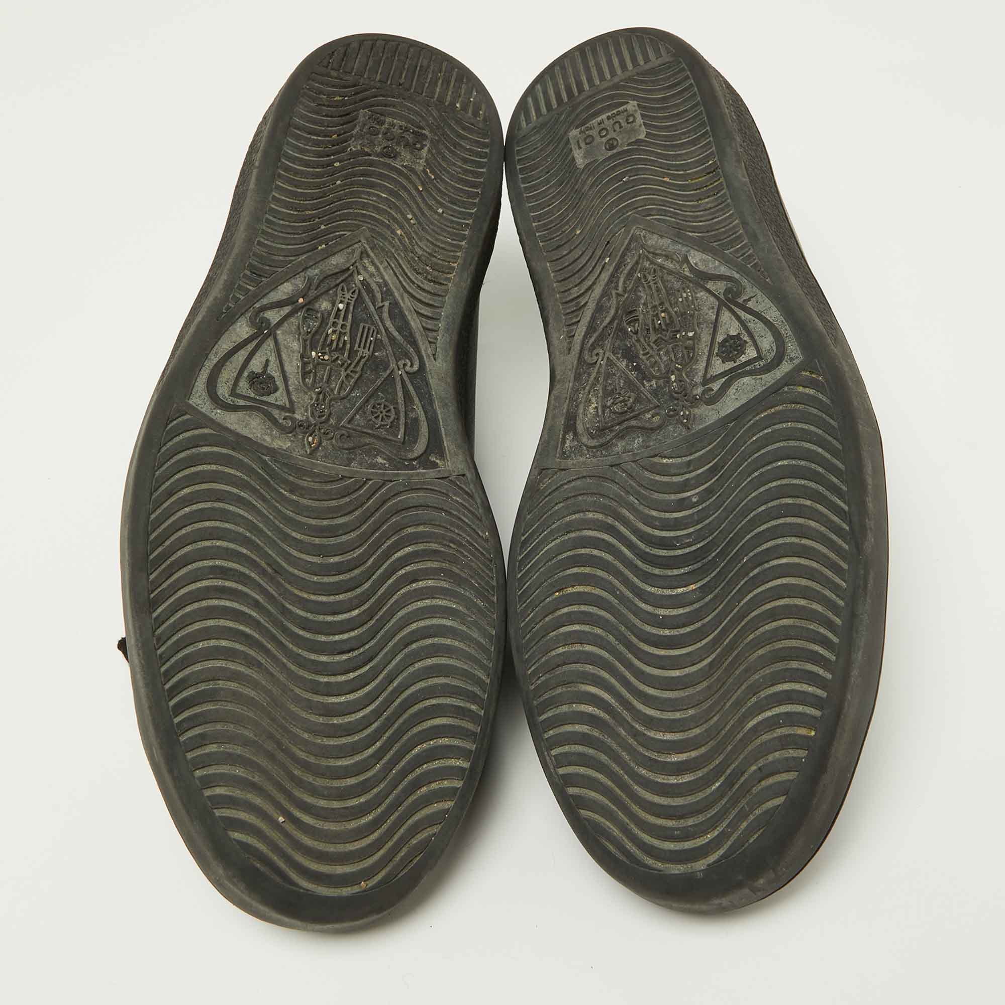 Gucci Tri Color Leather Low Top Sneakers Size 41.5 