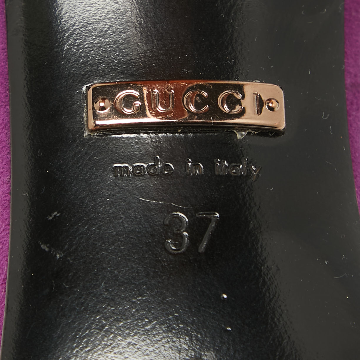 Gucci Multicolor Suede Liberty Ankle Strap Sandals Size 37 