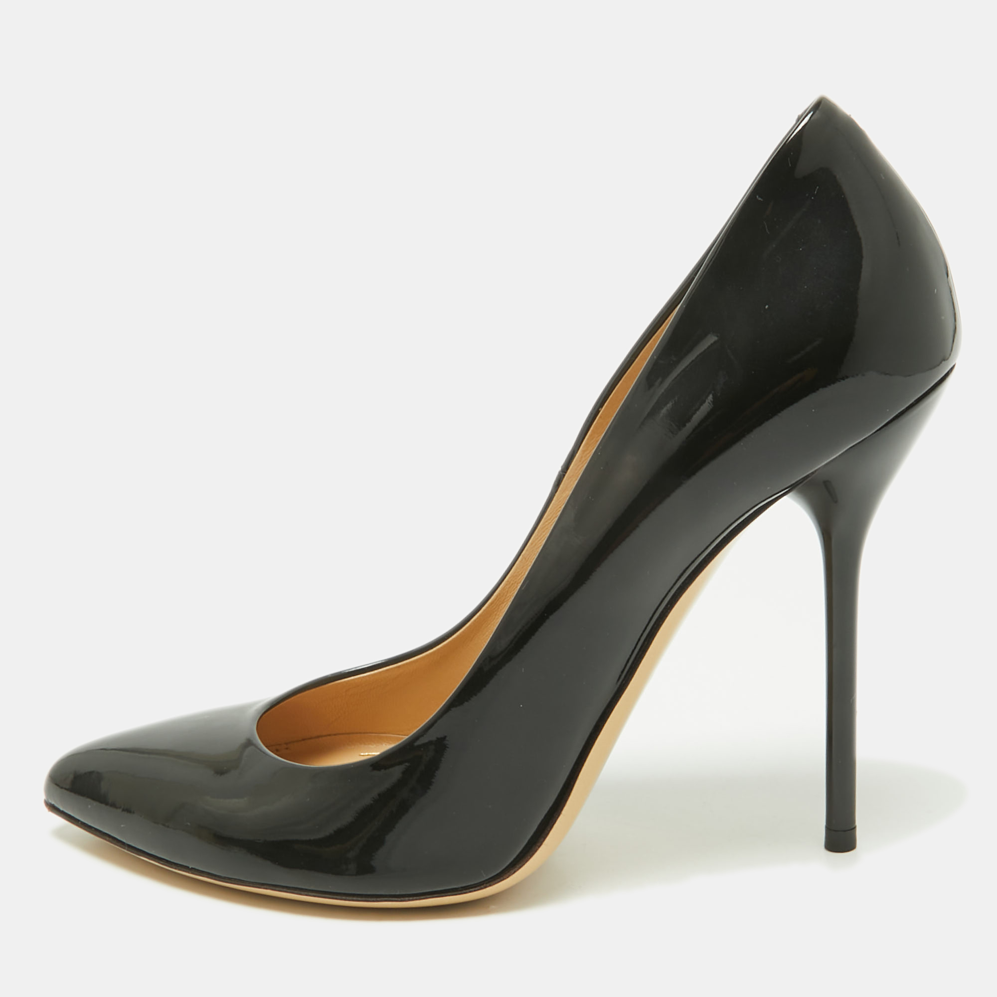 

Gucci Black Patent Leather Pointed Toe Pumps Size