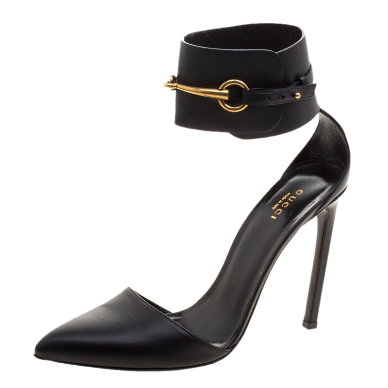 gucci ankle cuff heels