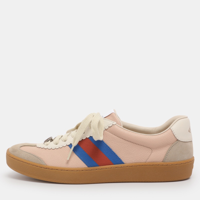 

Gucci Multicolor Leather and Suede G74 Sneakers Size 39