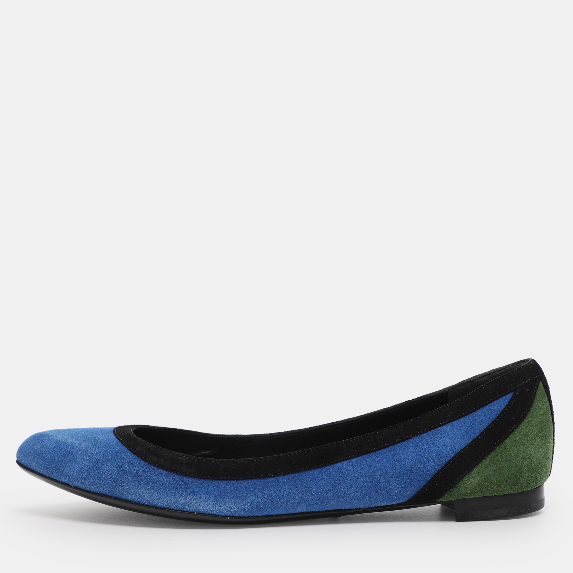 

Gucci Multicolor Suede Ballet Flats Size 39