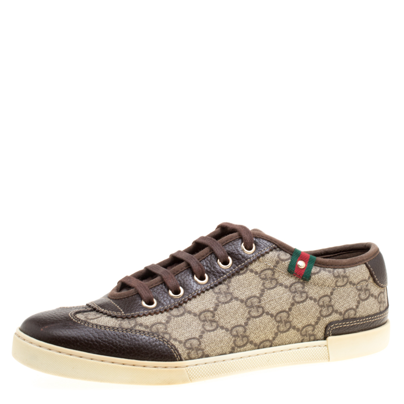 brown gucci sneakers