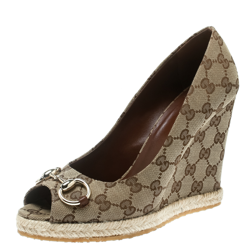 canvas wedge pumps