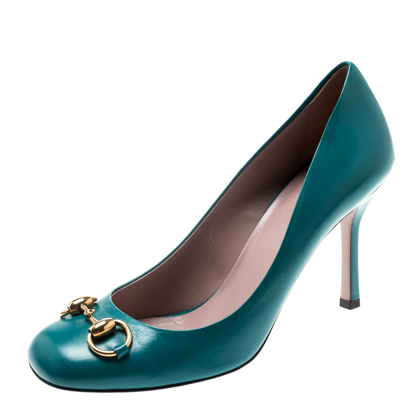 turquoise gucci shoes