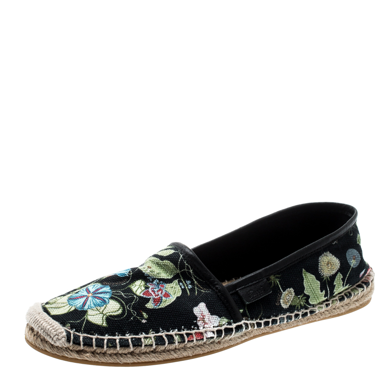gucci floral espadrilles
