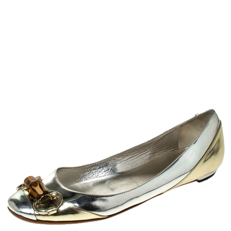 silver ballet shoes