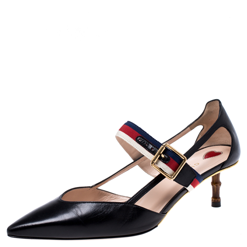 gucci bamboo heels