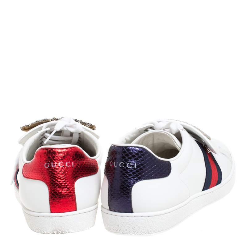 gucci sneakers with bow