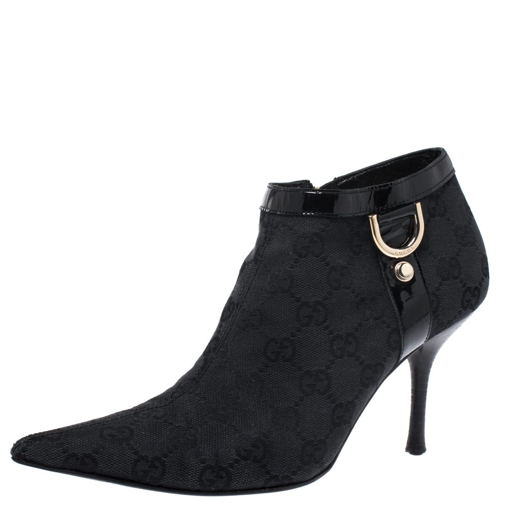 gucci black booties