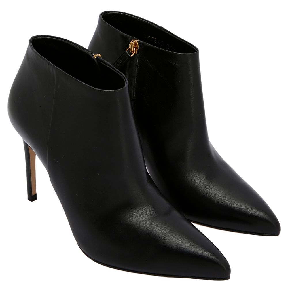 

Gucci Black Leather Ankle Boots Size EU 37.5