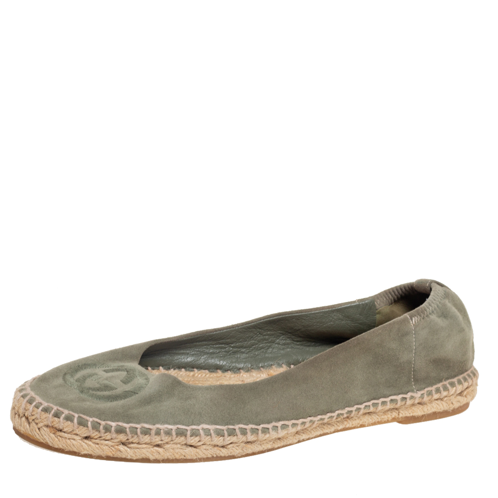 gucci green espadrille