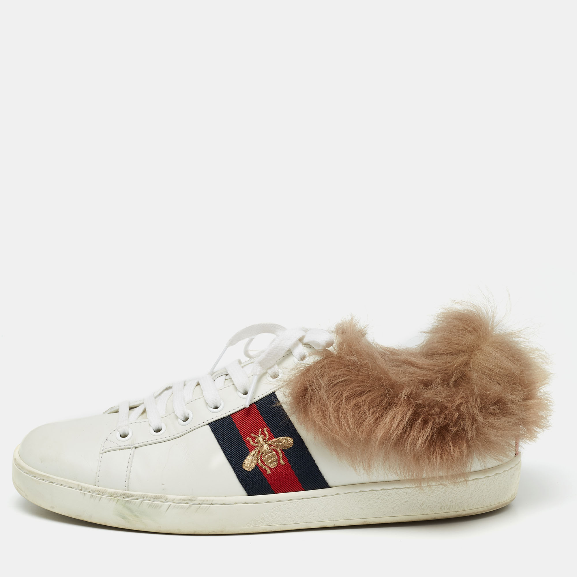 womens gucci bee trainers