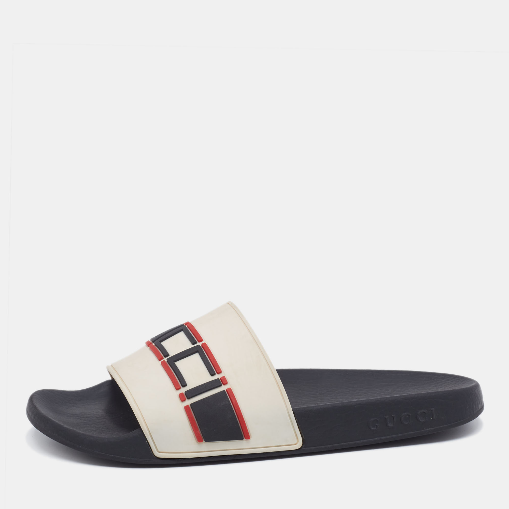 gucci slides pre owned