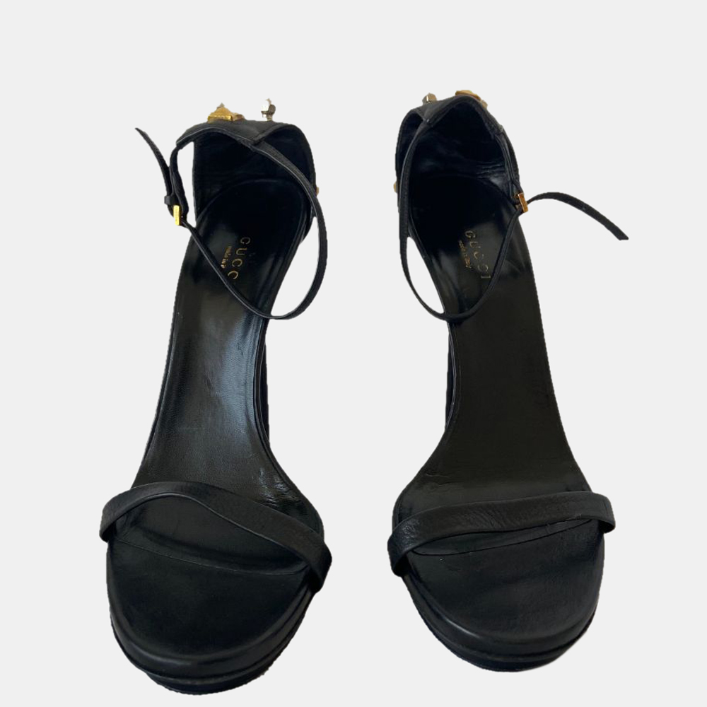 

Gucci Black Studded Sandals Size EU