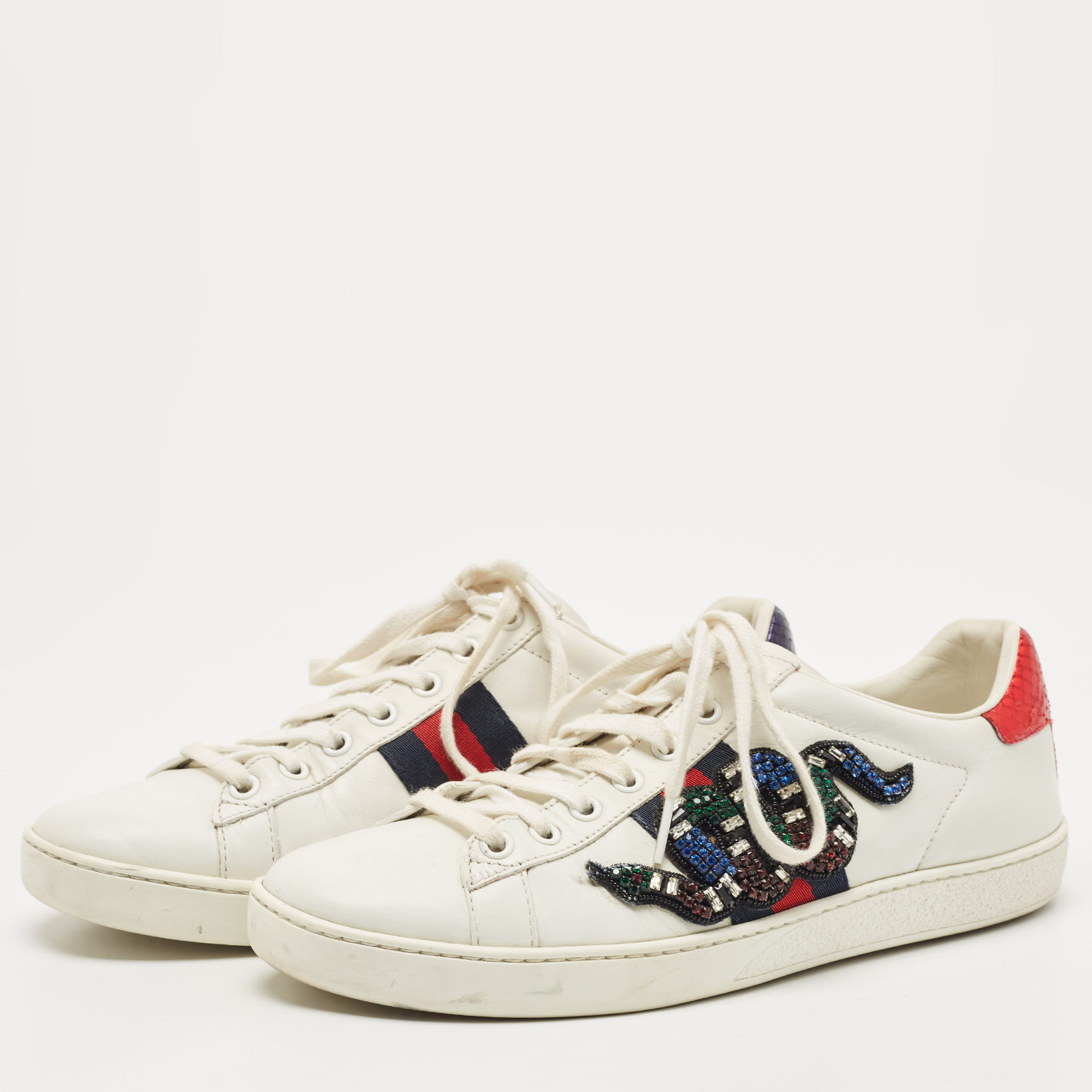 

Gucci Multicolor Leather Ace Kingsnake Sneakers Size