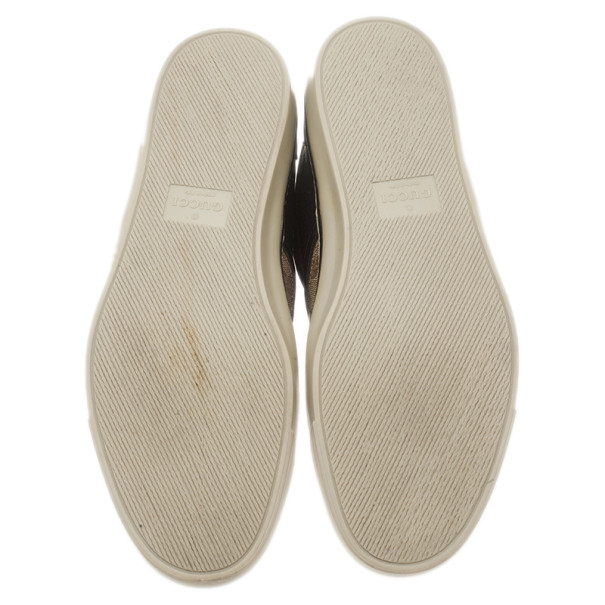 Gucci Beige GG Canvas Slip On Sneaker — BLOGGER ARMOIRE