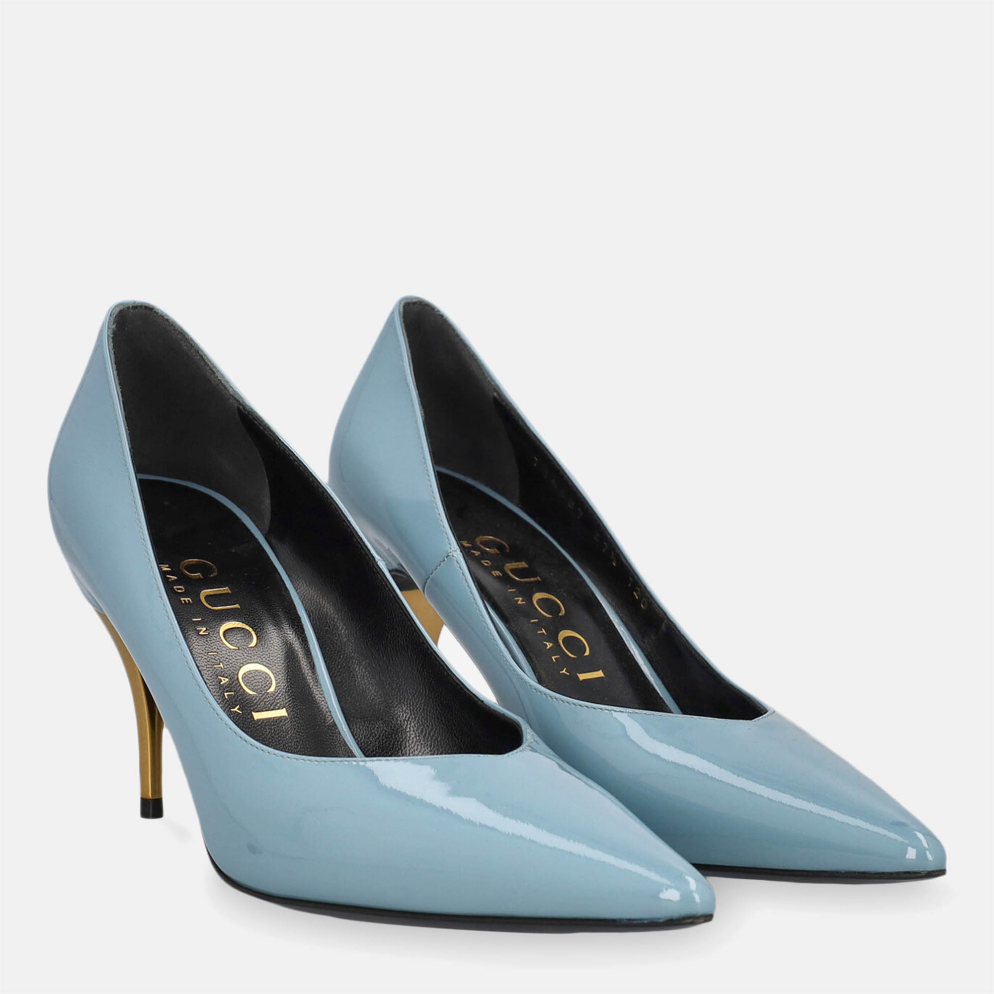 

Gucci Women's Leather Shoes - Blue - EU