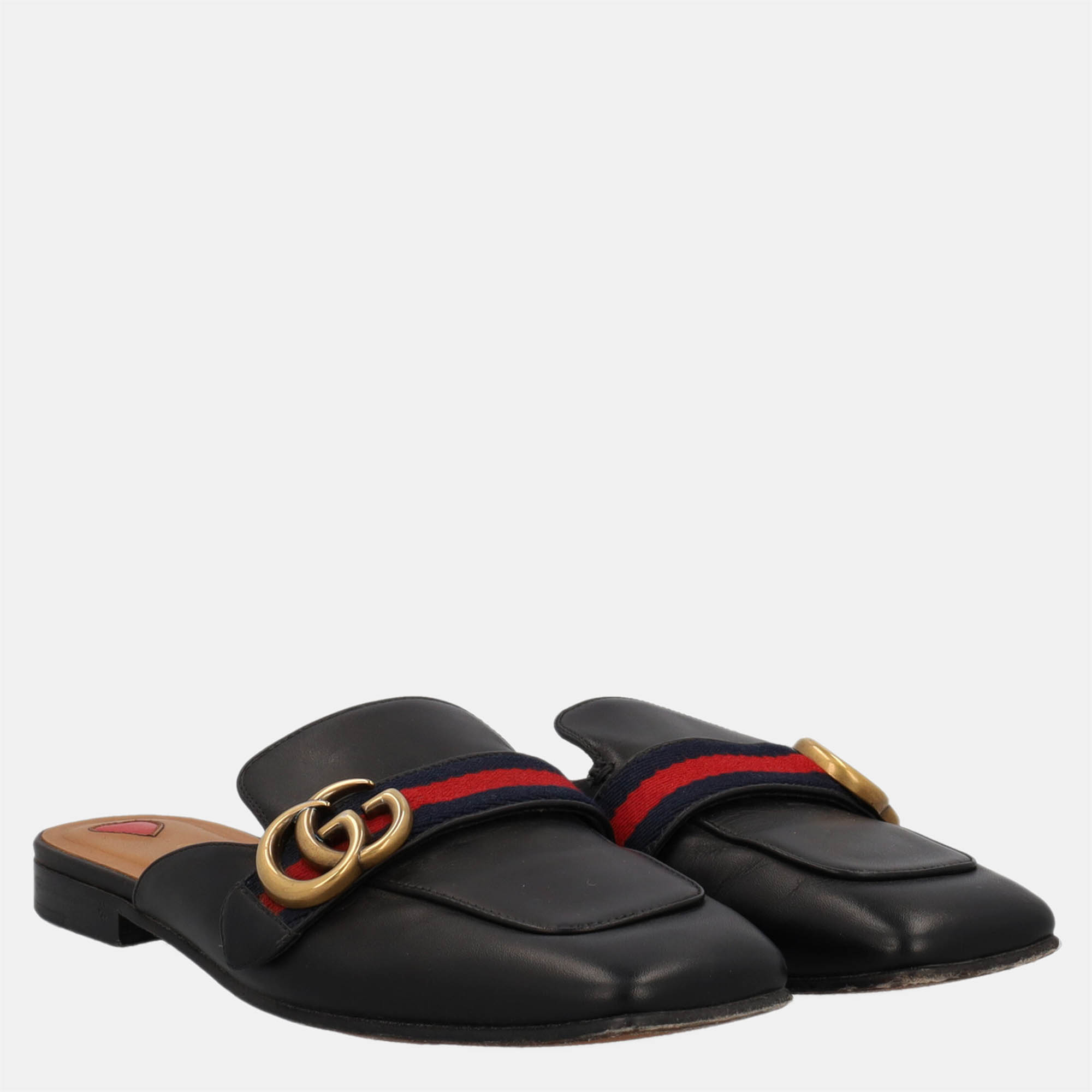 

Gucci Women's Leather Mules - Black - EU