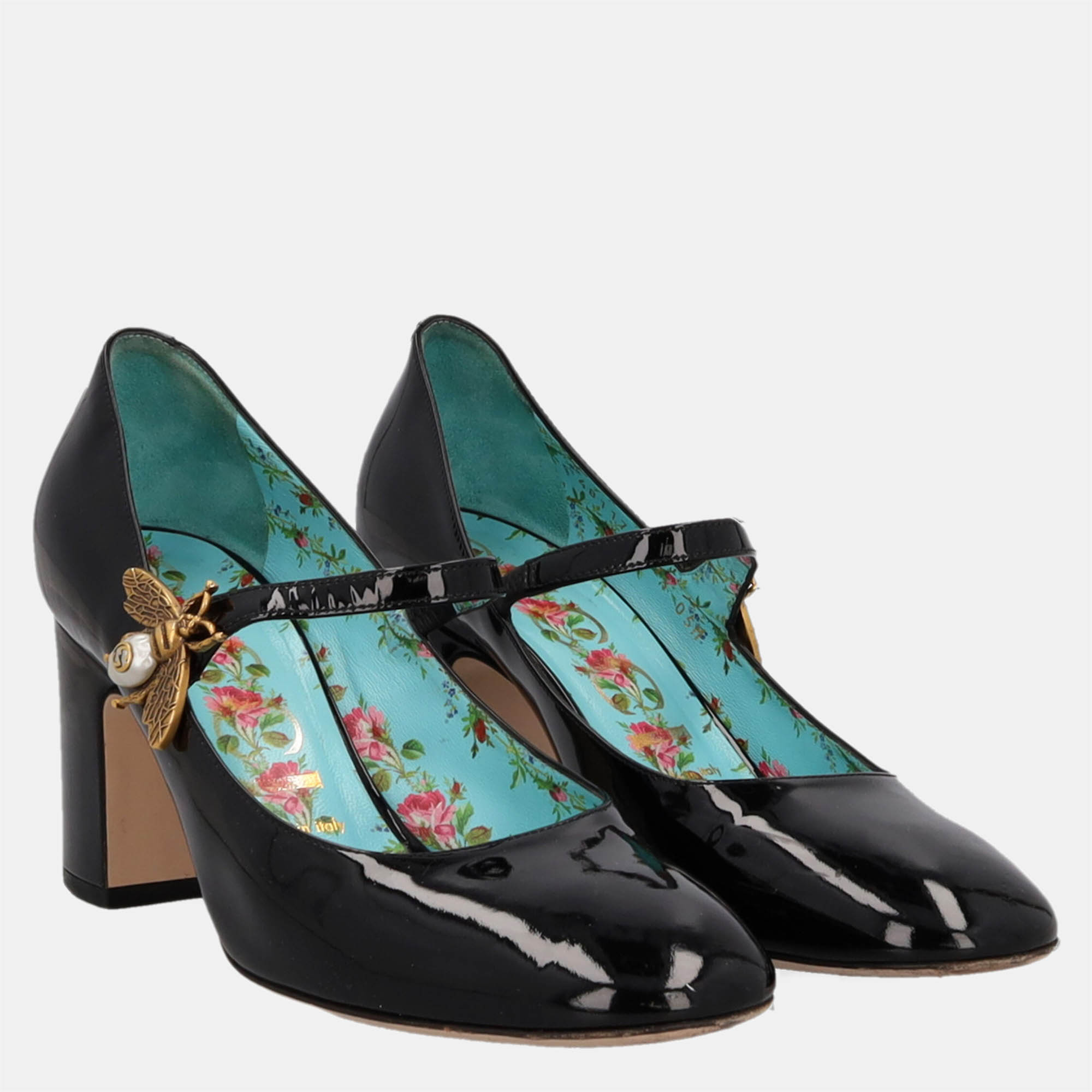 

Gucci Women's Leather Heels - Black - EU