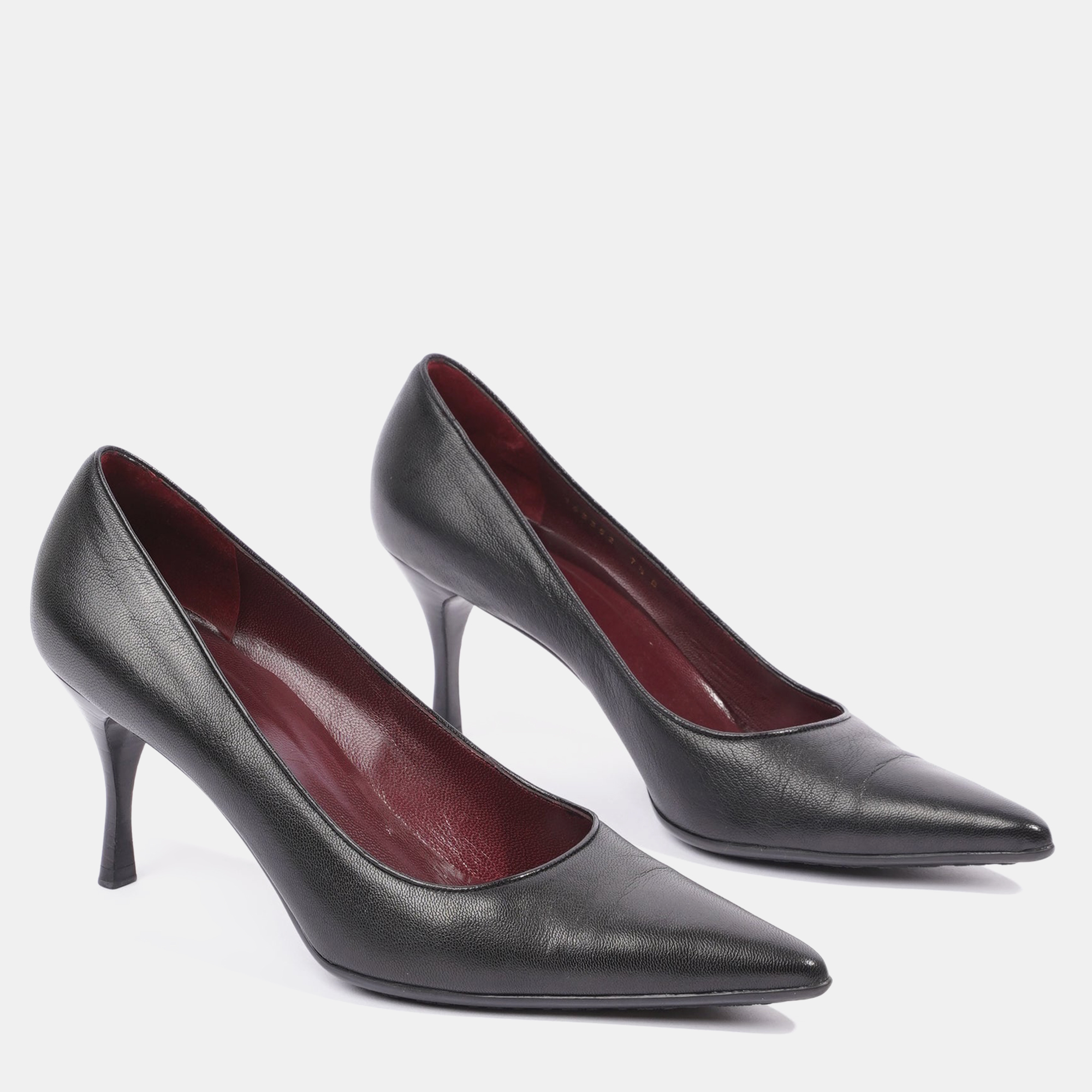 

Gucci Womens Leather Pumps Black EU  / UK 7.5