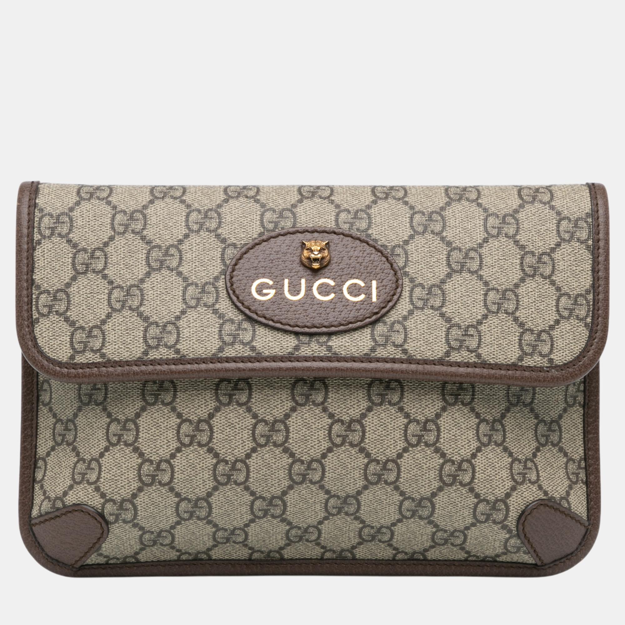 

Gucci Brown GG Supreme Neo Vintage Belt Bag