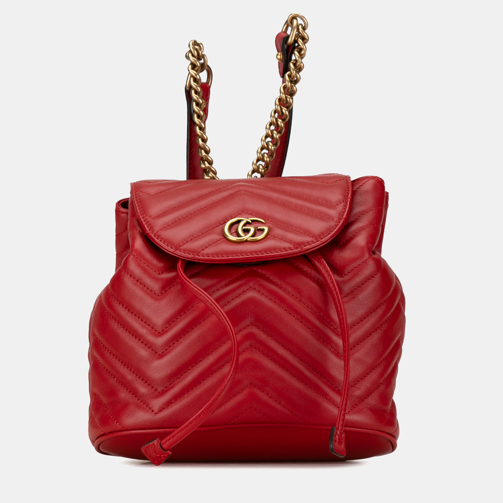 

Gucci GG Marmont Matelasse Backpack, Red