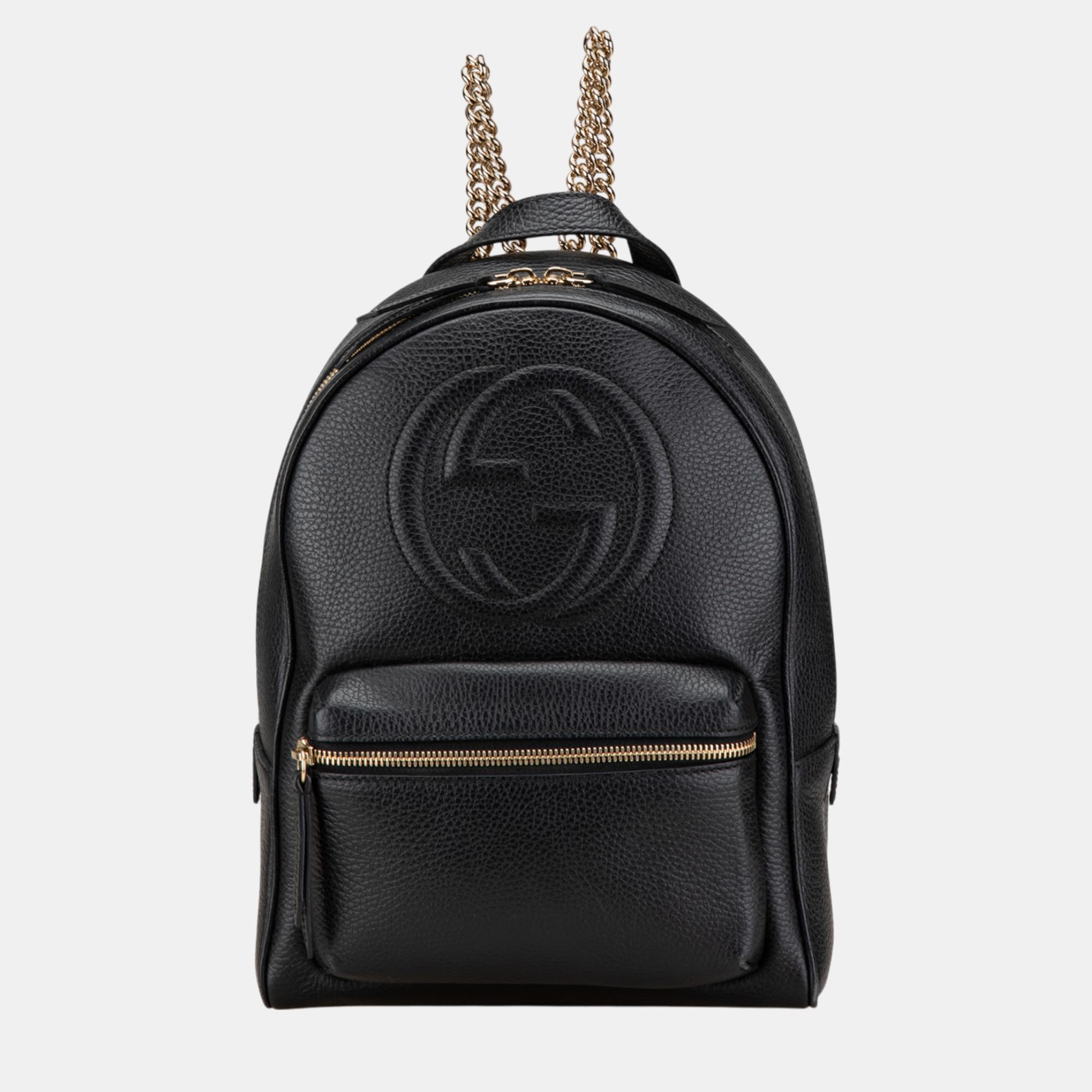 

Gucci Black Leather Soho Backpack