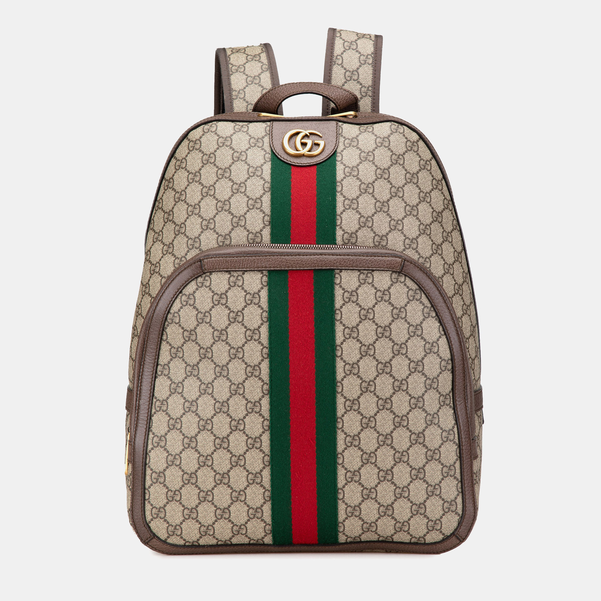 

Gucci Beige Medium GG Supreme Ophidia Backpack