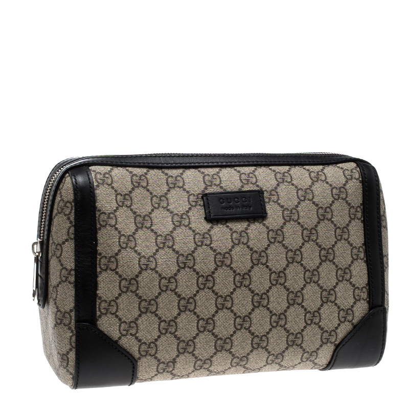 Gucci supreme toiletry online case