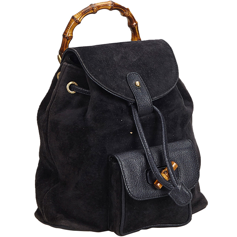 gucci black backpack price