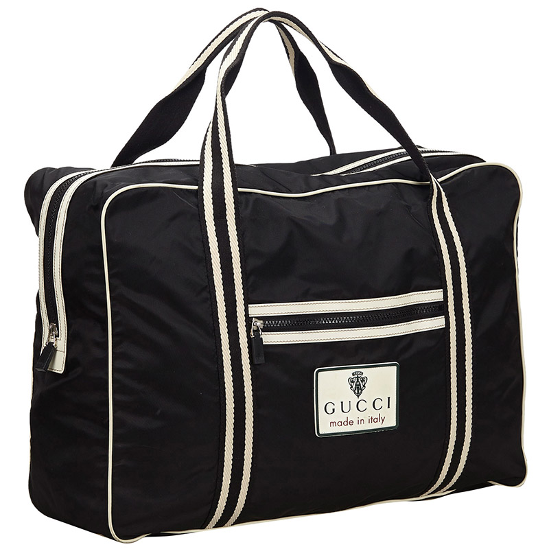 

Gucci Black Nylon Travel Bag