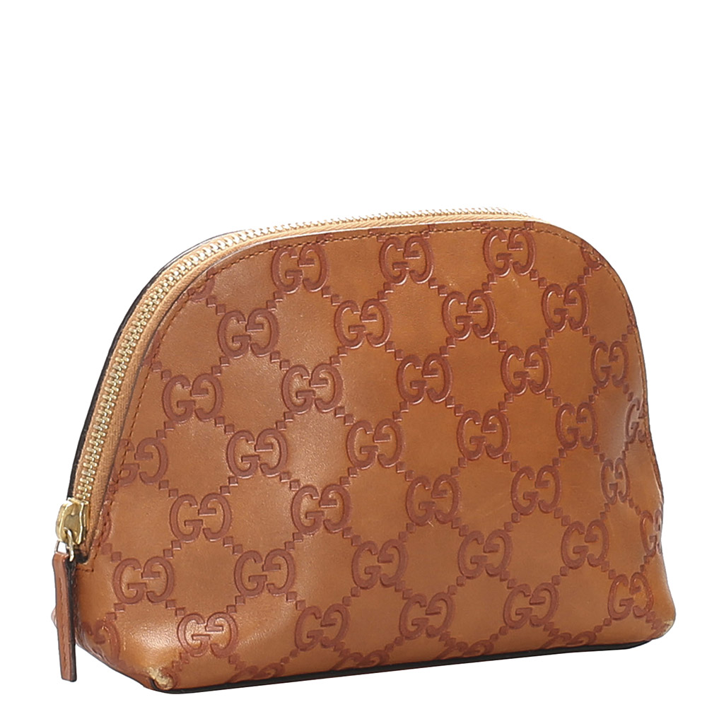 

Gucci Brown Guccissima Leather Pouch
