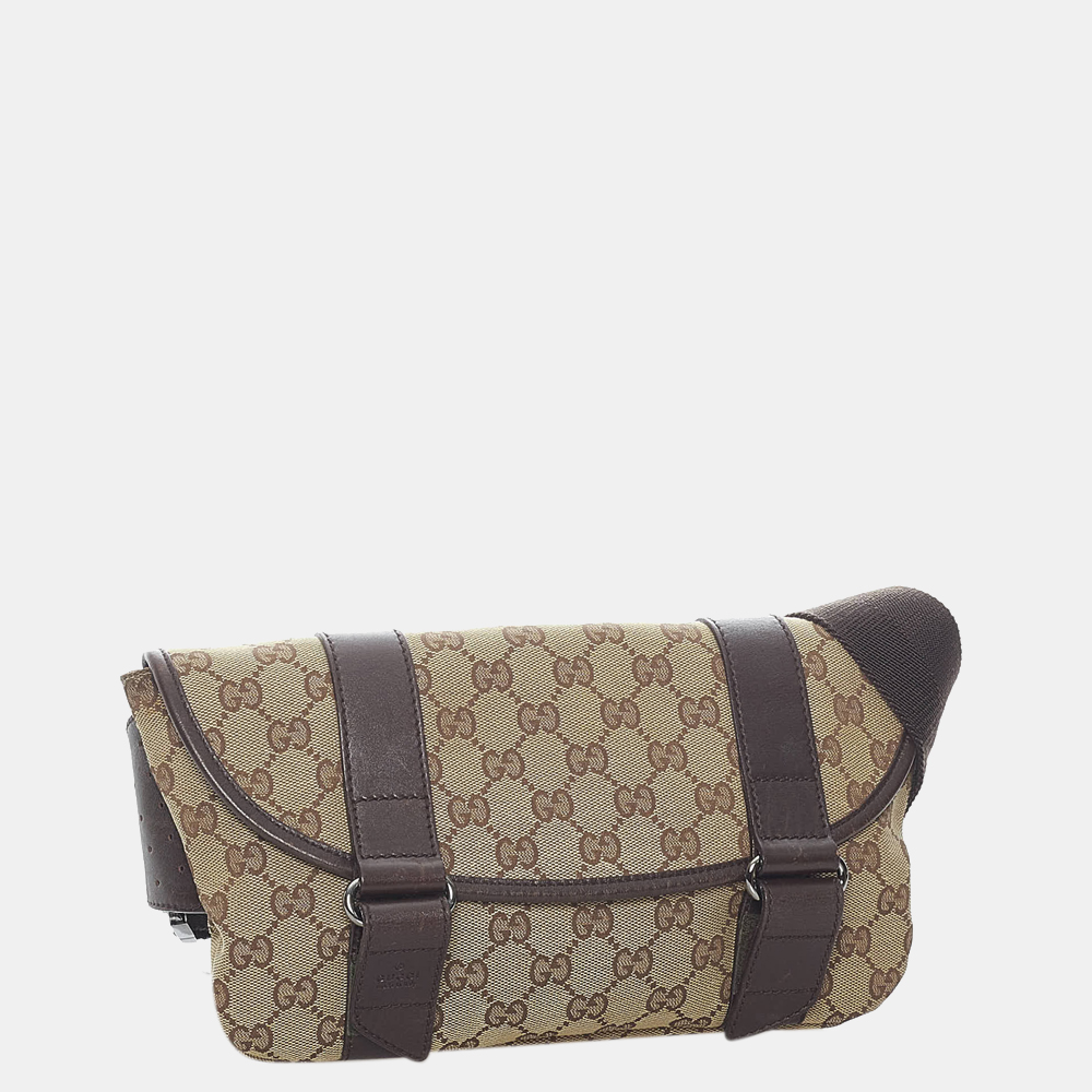 

Gucci Beige/Brown GG Canvas Belt Bag