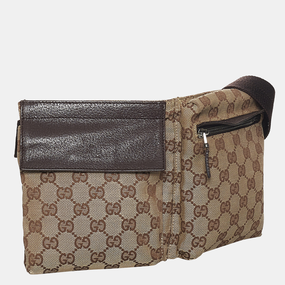 

Gucci Brown GG Canvas Belt Bag