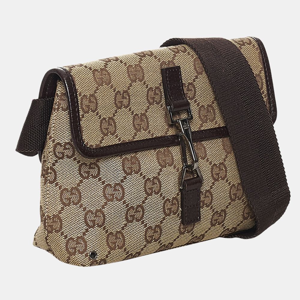 

Gucci Beige/Brown GG Canvas Belt Bag