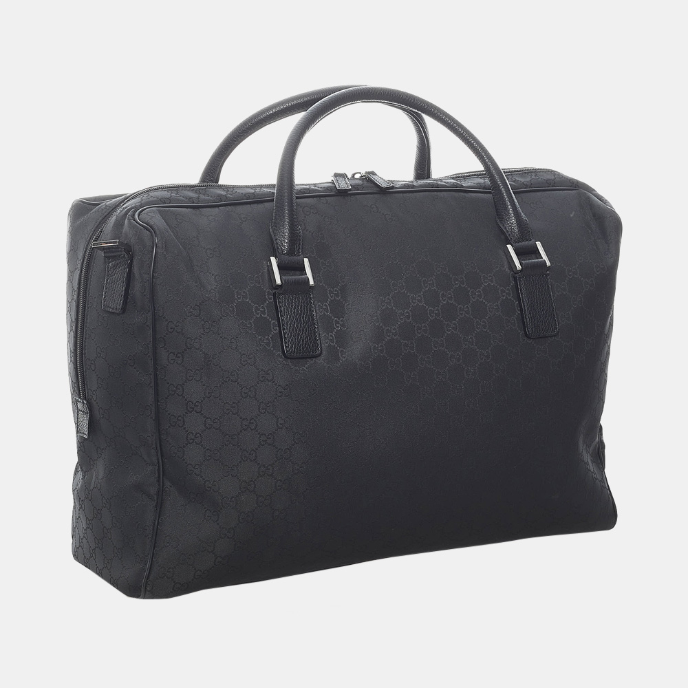 

Gucci Black GG Canvas Travel Bag