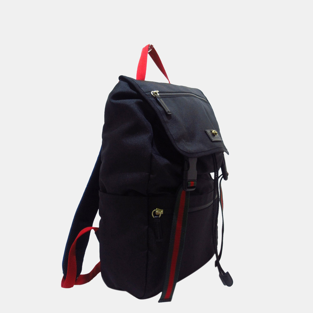 

Gucci Black/Multi Color Techno Web Canvas Backpack