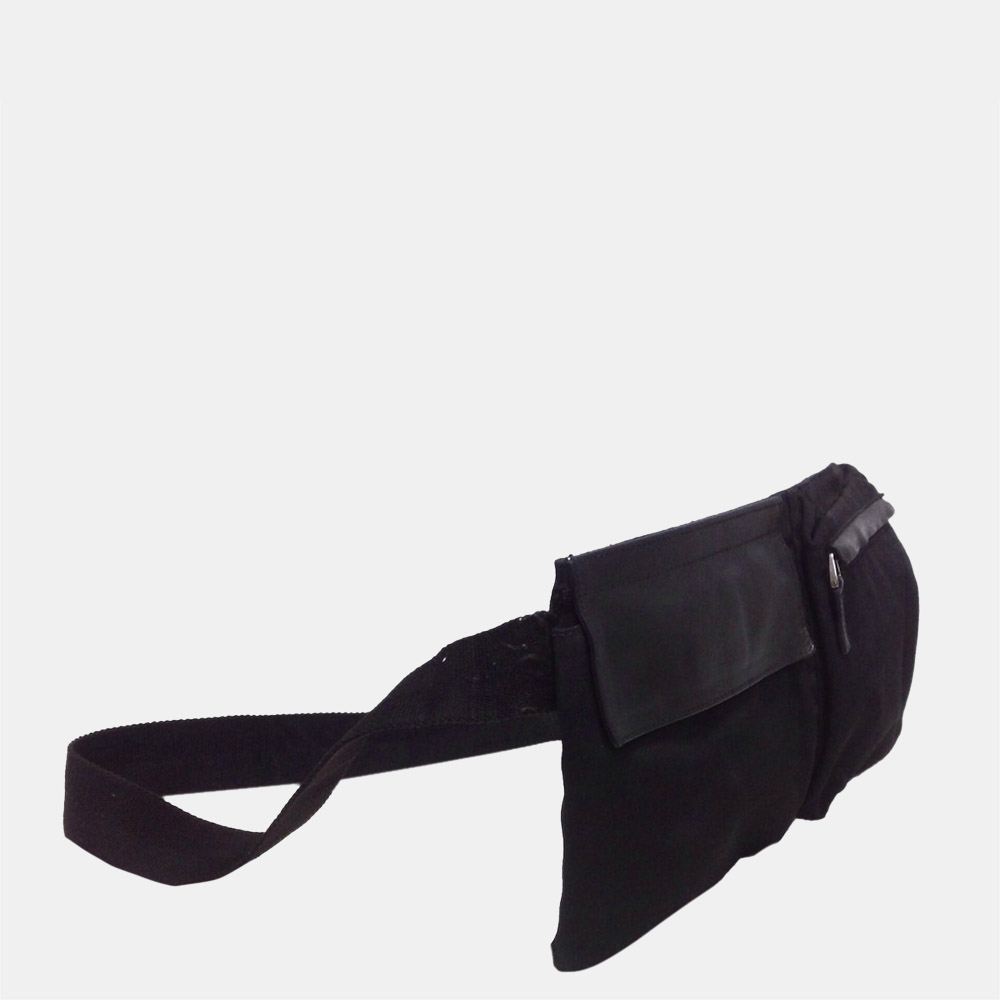 

Gucci Black Canvas Belt Bag