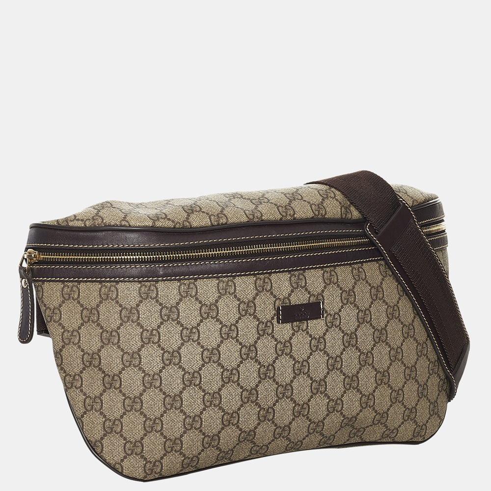 

Gucci Brown GG Supreme Belt Bag