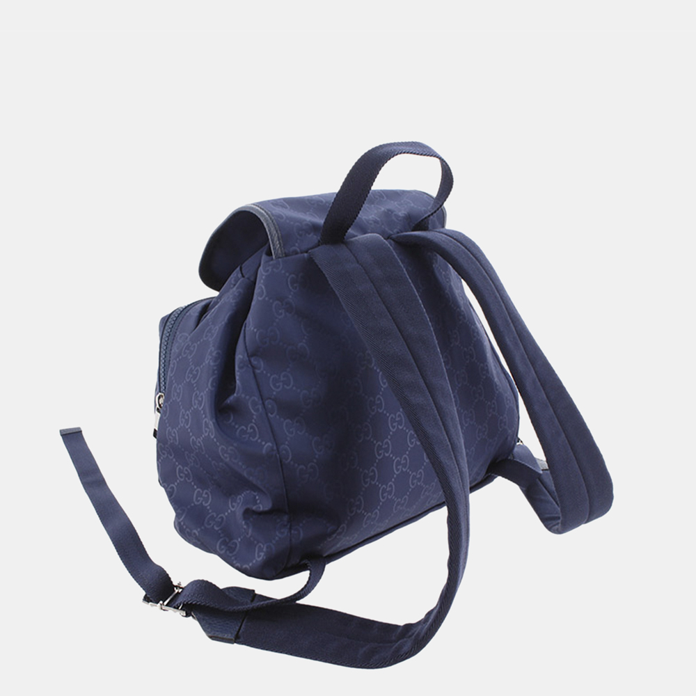 

Gucci Blue GG Nylon Backpack