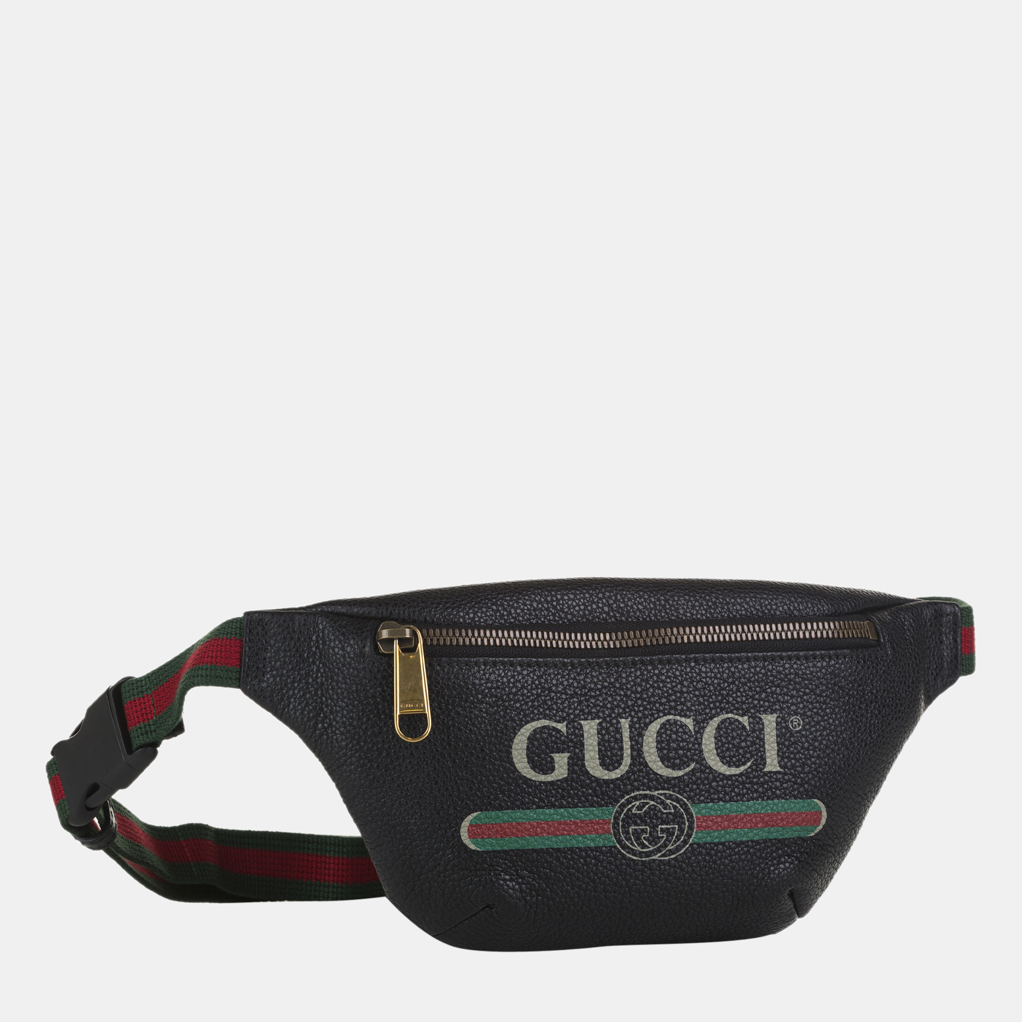 

Gucci Black Gucci Logo Belt Bag
