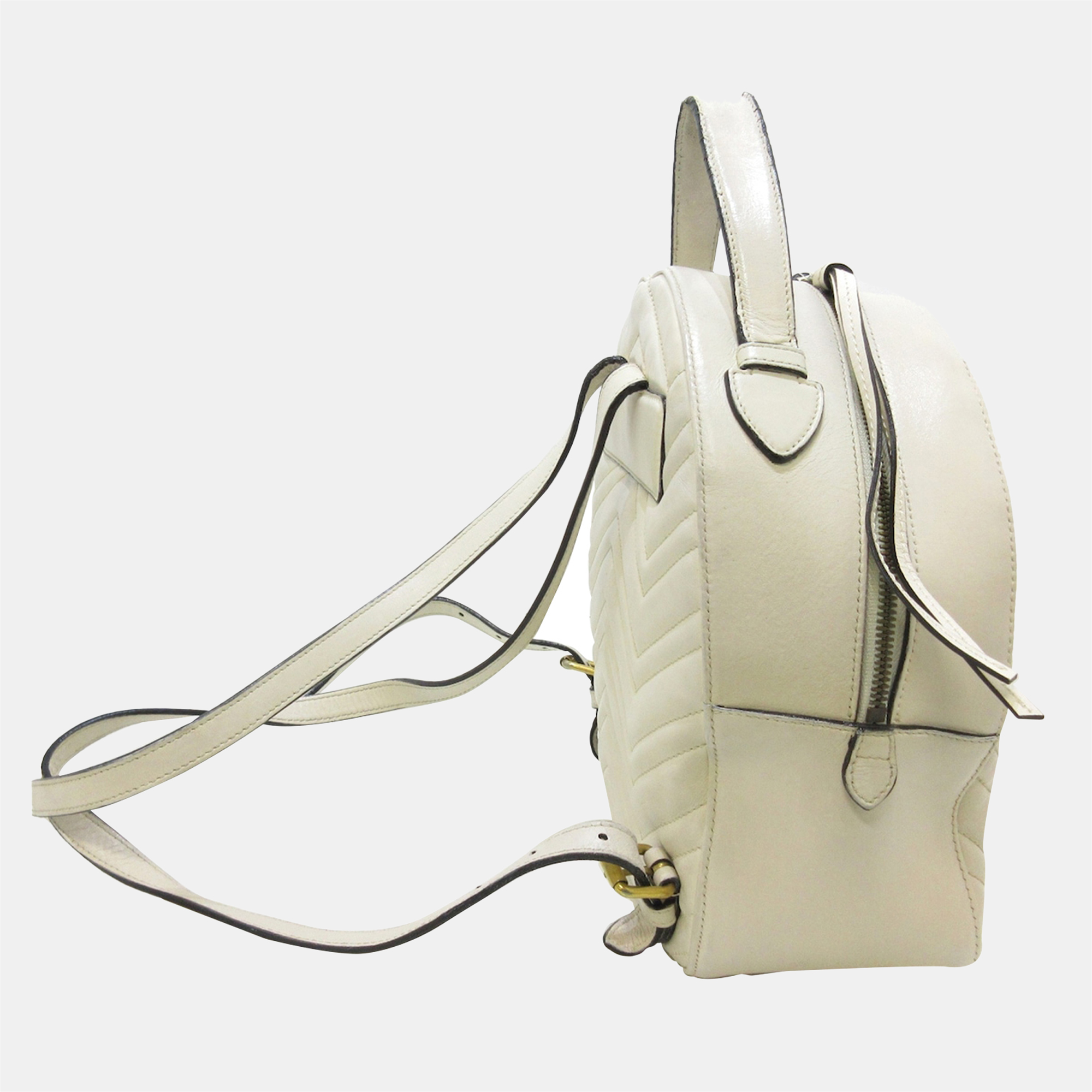 

Gucci White GG Marmont Backpack
