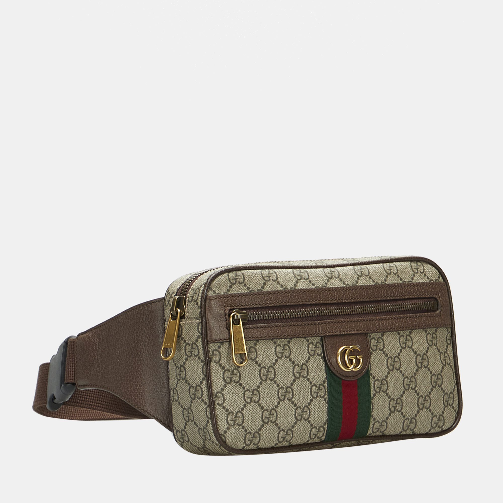 

Gucci GG Supreme Ophidia Belt Bag, Beige