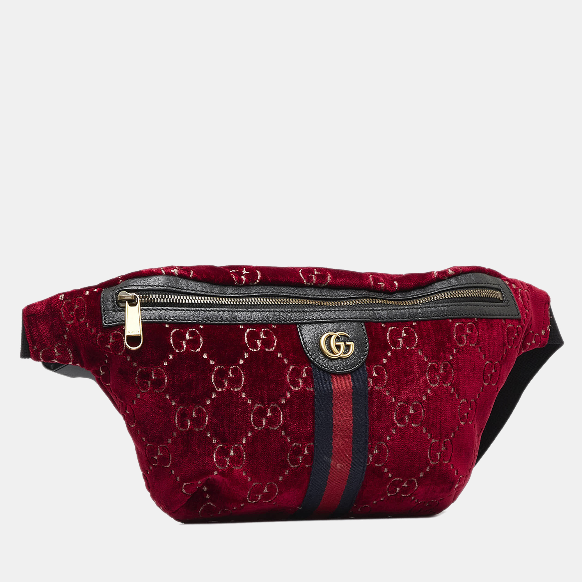 

Gucci Red GG Ophidia Belt Bag