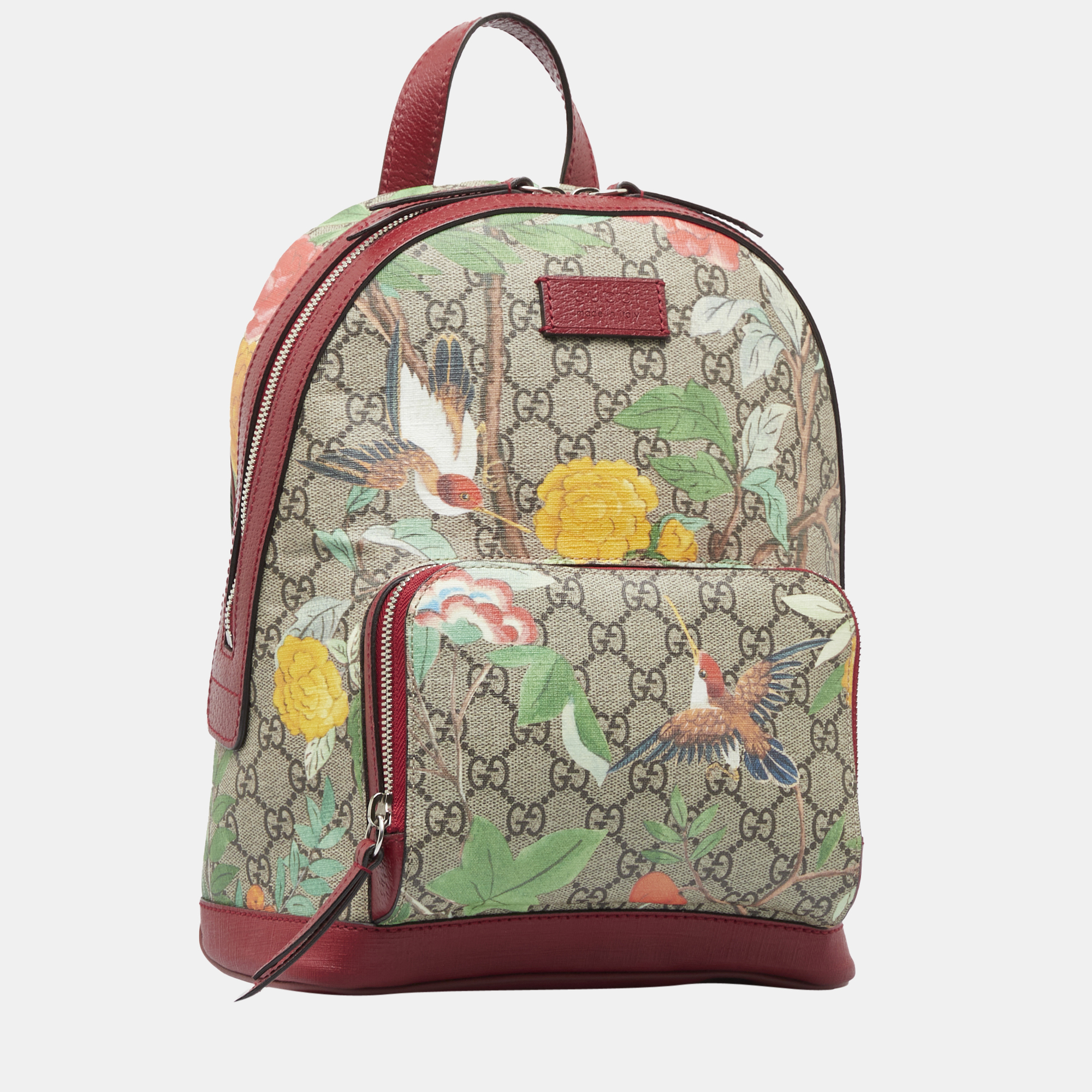 

Gucci Beige Small GG Supreme Tian Backpack